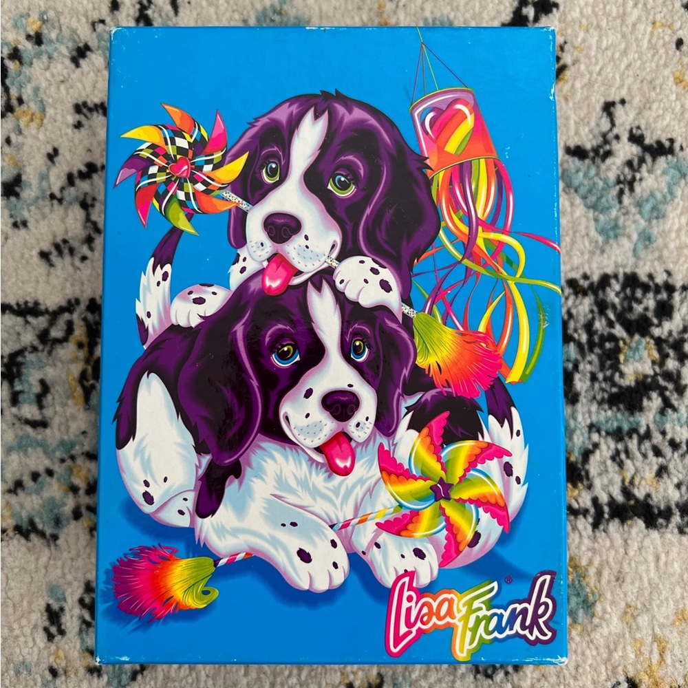Lisa Frank Velvet and Violet stationery box